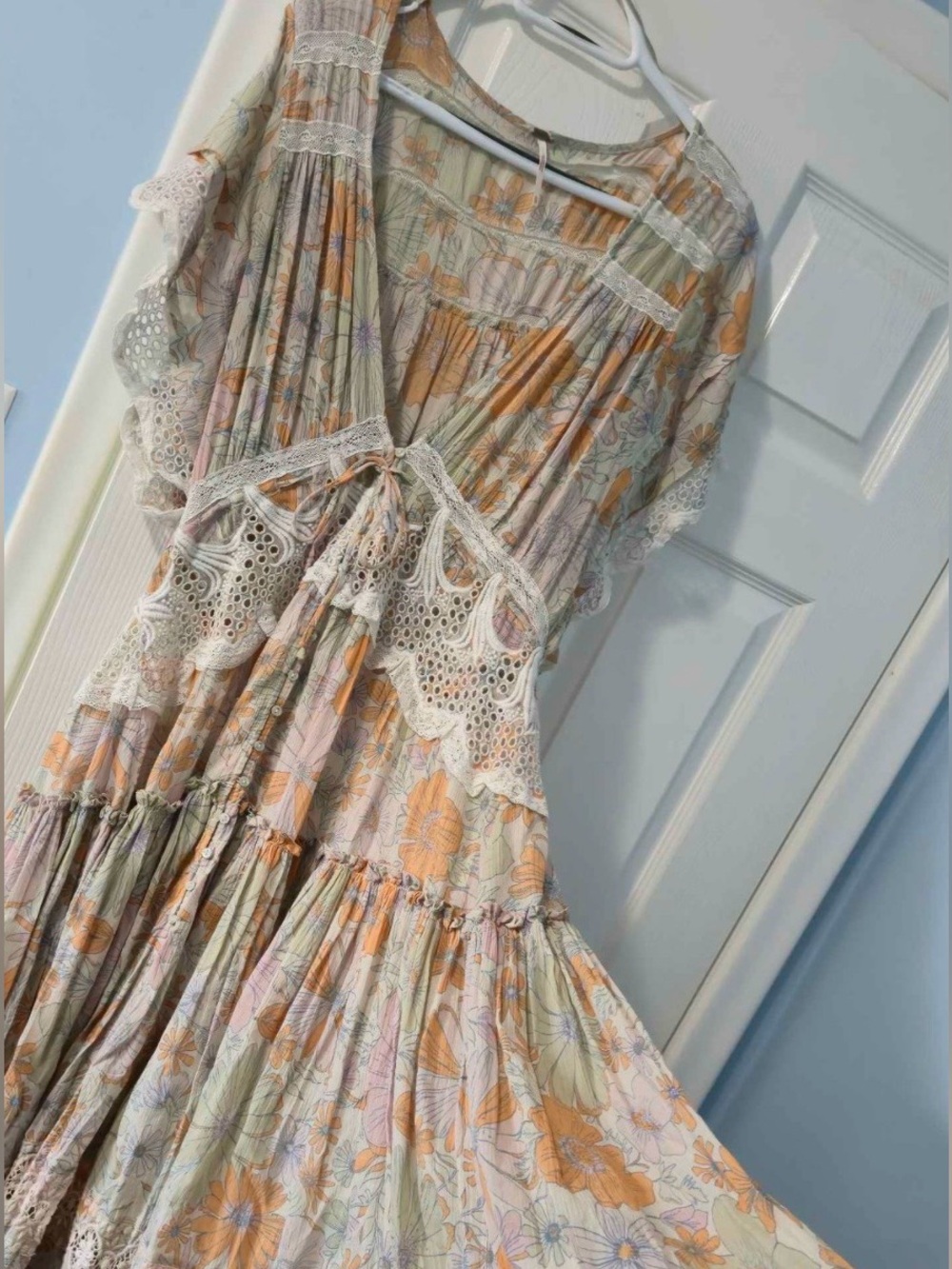💫FREE PEOPLE💫Field of Dreams Convertible Maxi Top/ Dress ‼️RARE FP 🦄‼️ - Picture 6 of 8